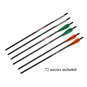 Carbon Arrows, Vanes 20 in (72 pack)